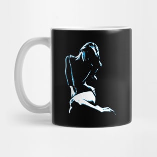 woman silhouette art Mug